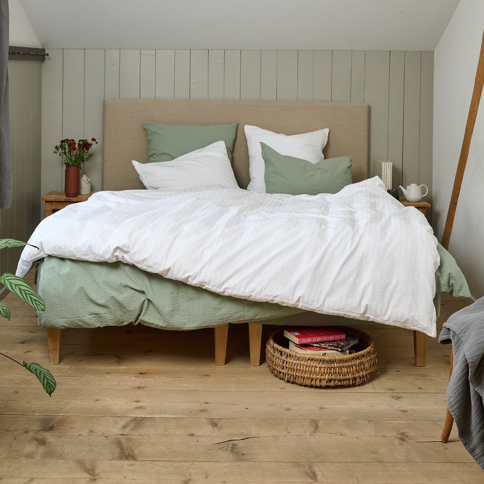 Kemeri White, Duvetbezug 200x210 cm