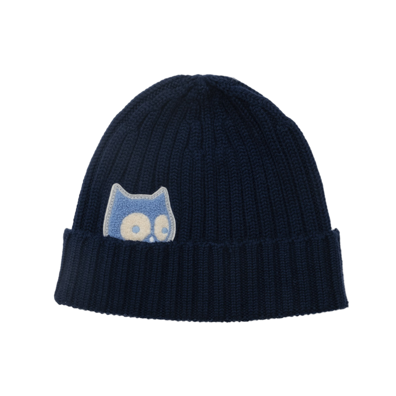 Beanie Mallet Merino True Navy