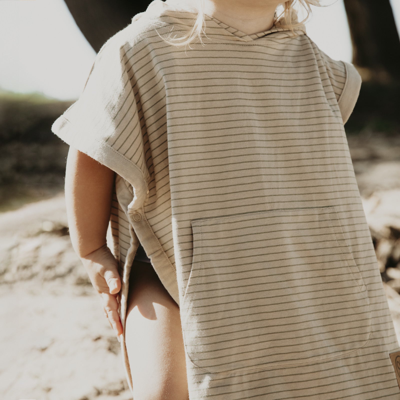 UV Poncho Sandy Beach, Olive Green