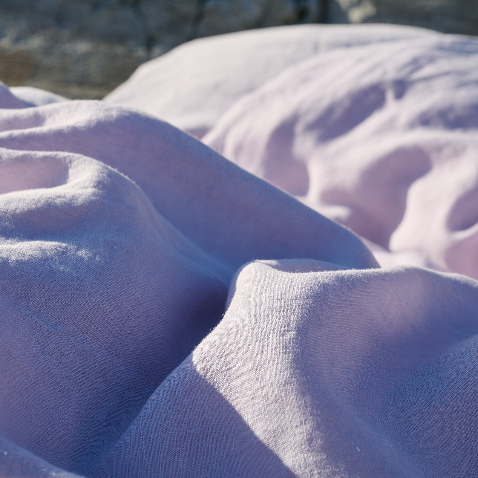 Linus lavender plain comforter cover 160x210 cm