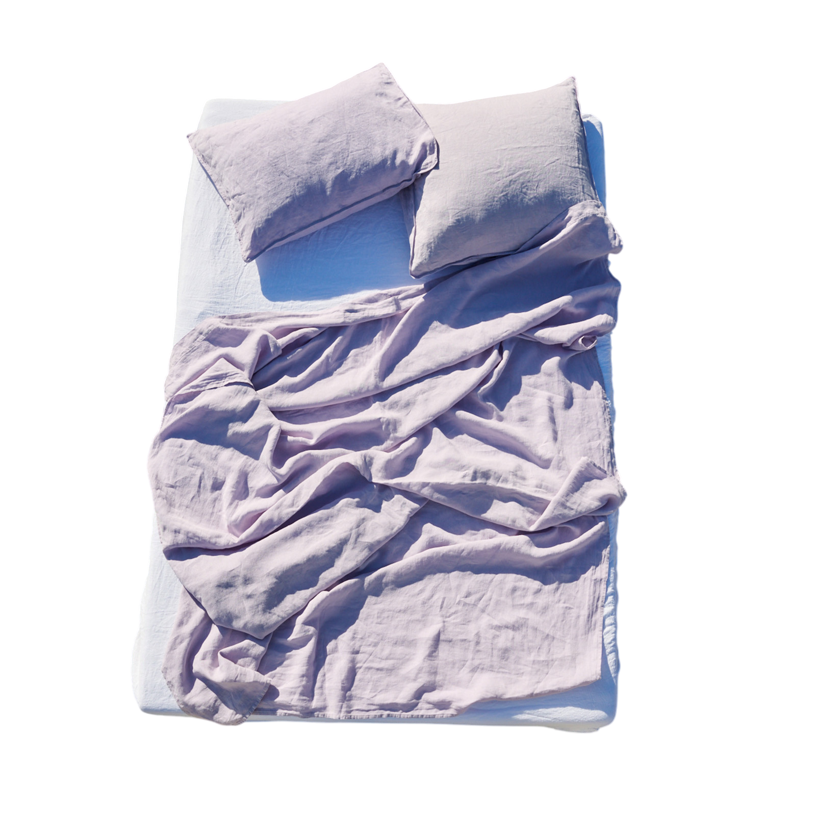 Linus drap de dessus 170x270 uni, lavande