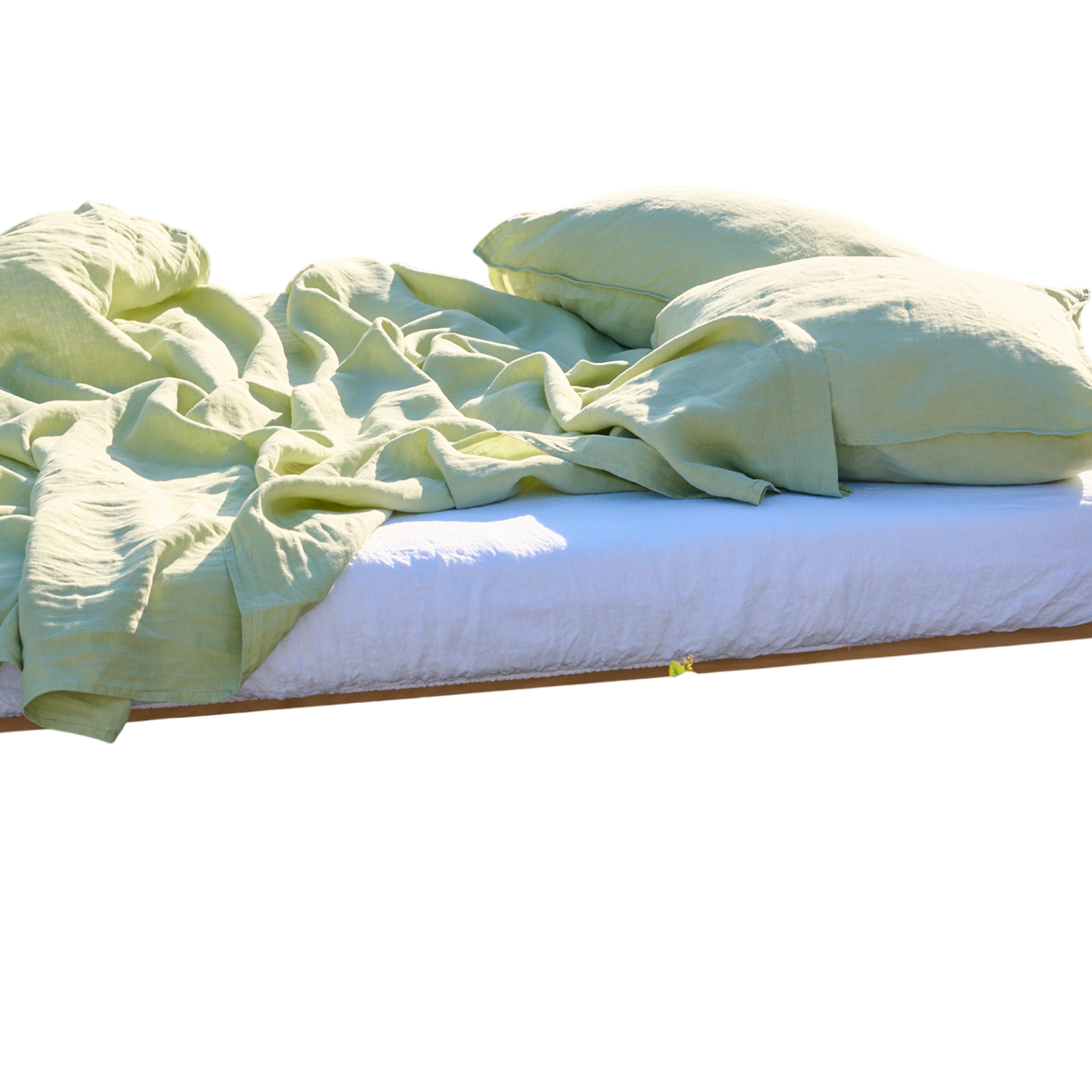 Linus drap de dessus 240x270 uni, vert mousse