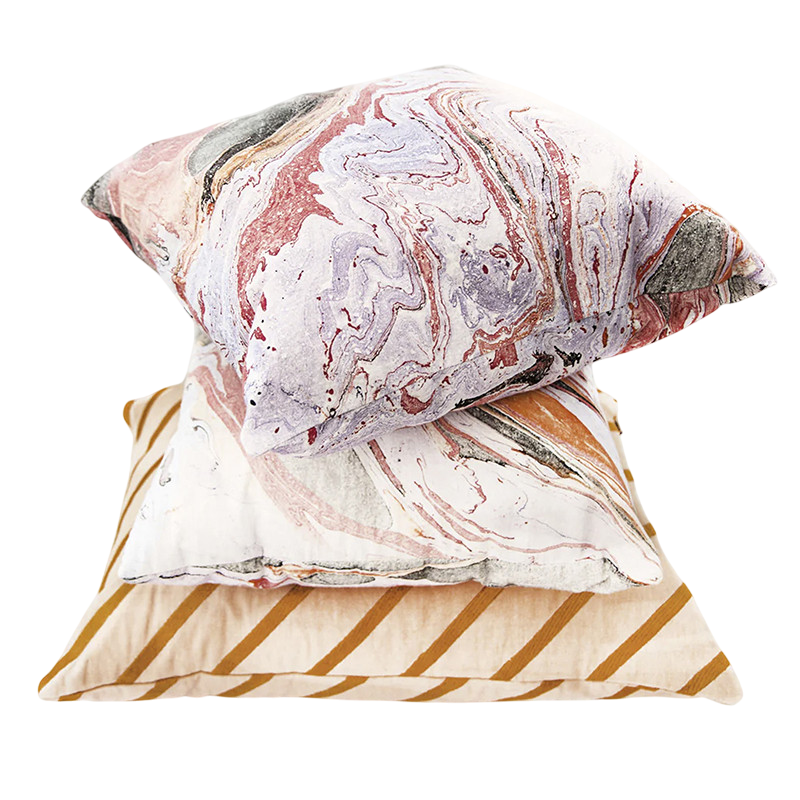 Coussin Stripes rose