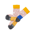 Wandersocken Merino Peak Sunset Rose, Sunflower Yellow