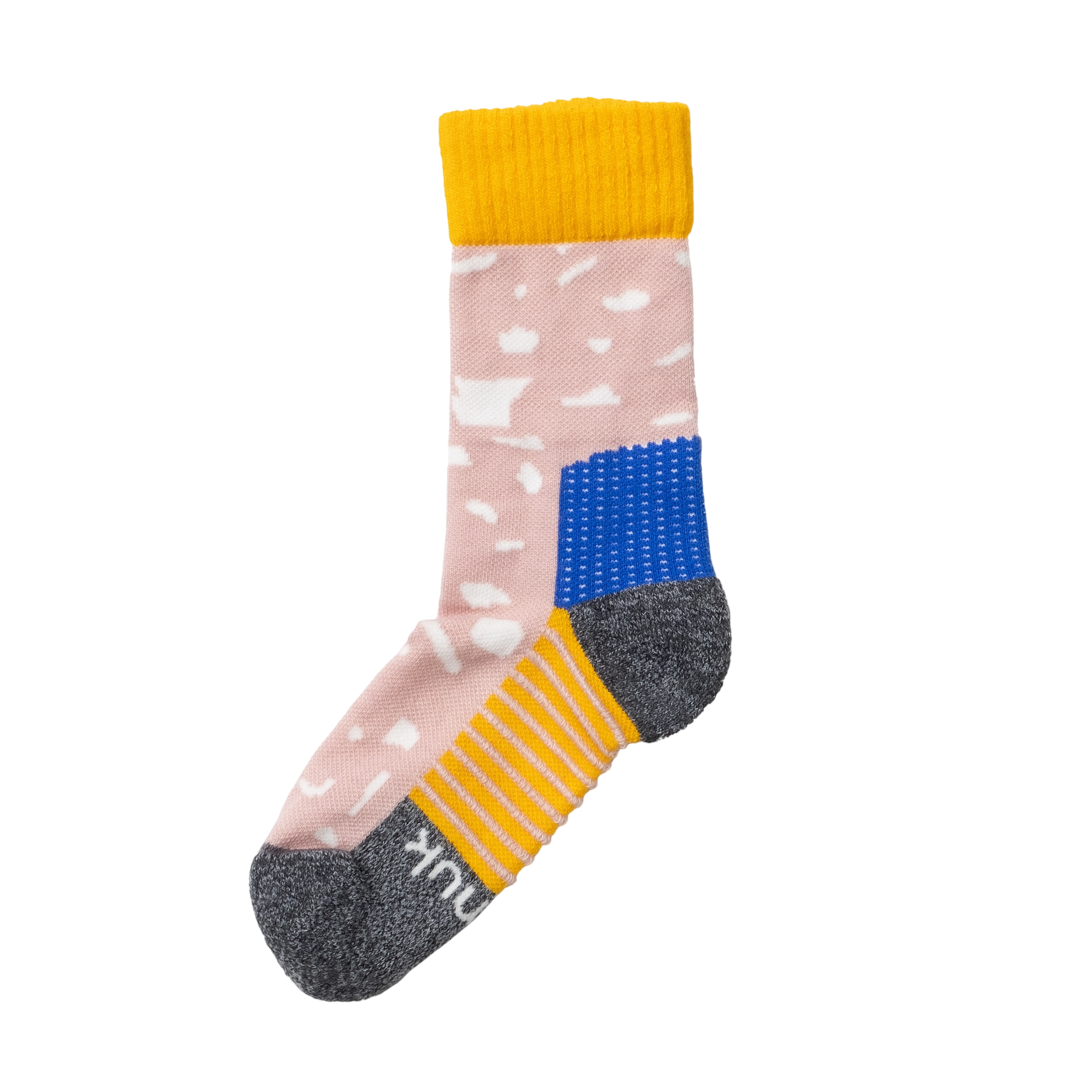 Wandersocken Merino Peak Sunset Rose, Sunflower Yellow