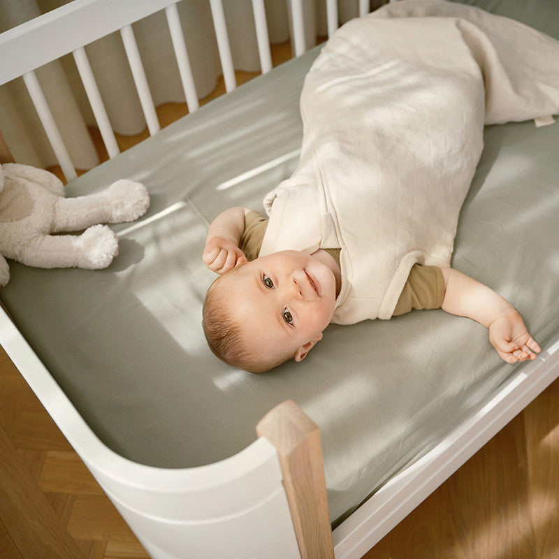 Baby Bettlaken für Babybett Seagrass Grün