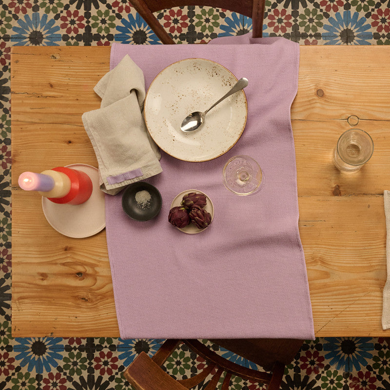 Smilla Lilac table runner 50x150 cm