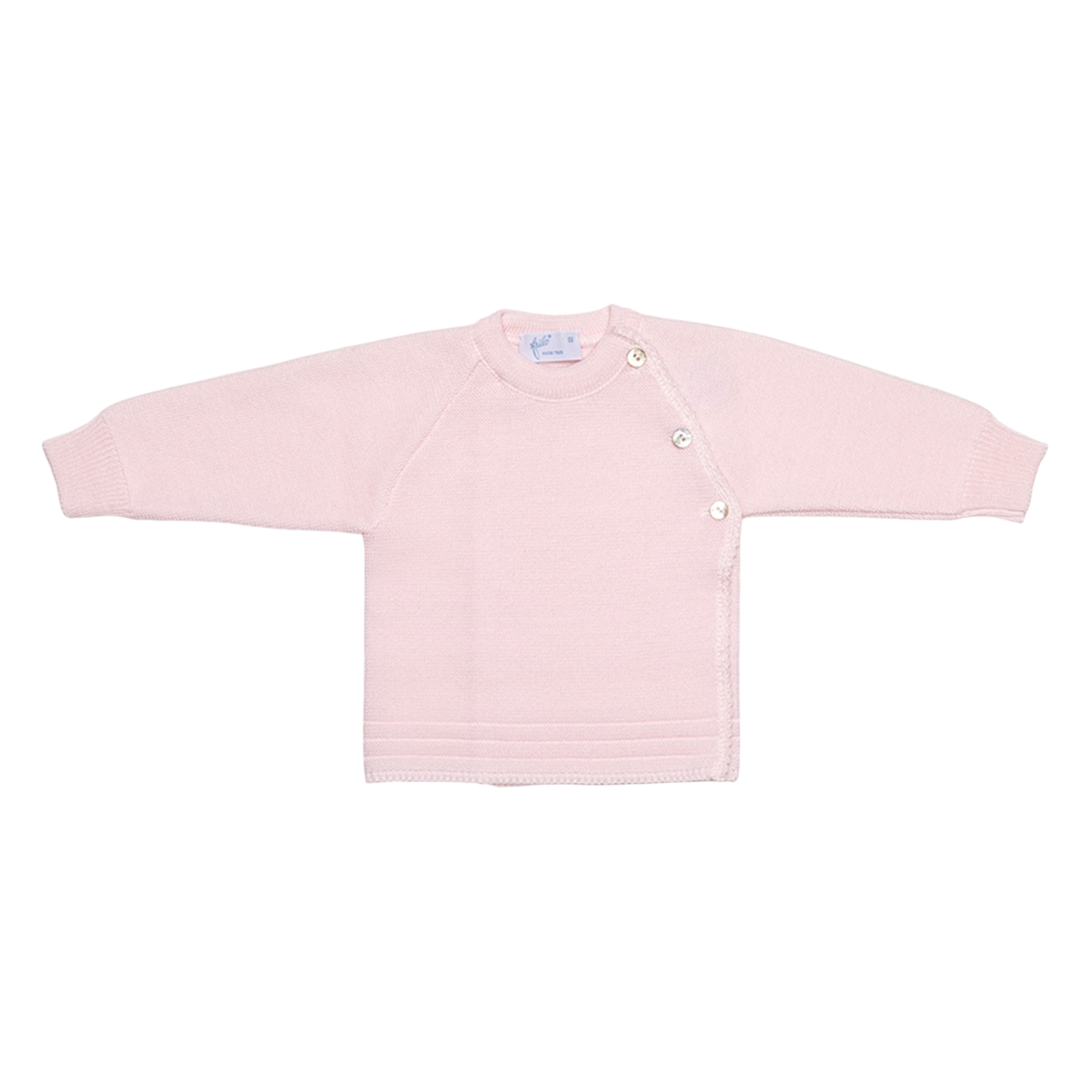 Baby wrap sweater pink