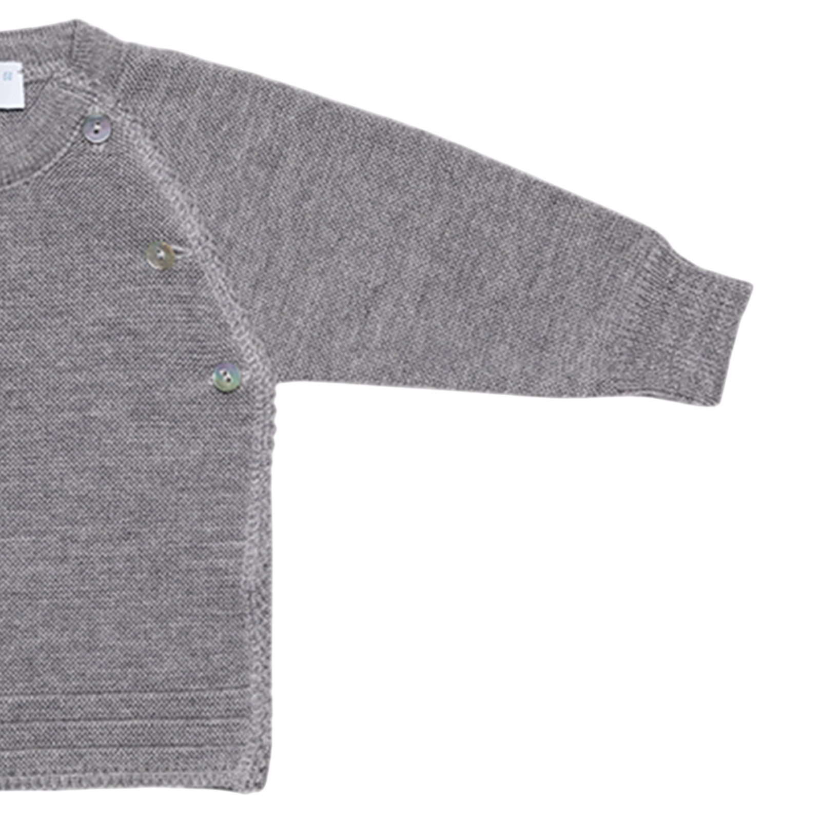 Baby Wickelpulli Grau-Mélange