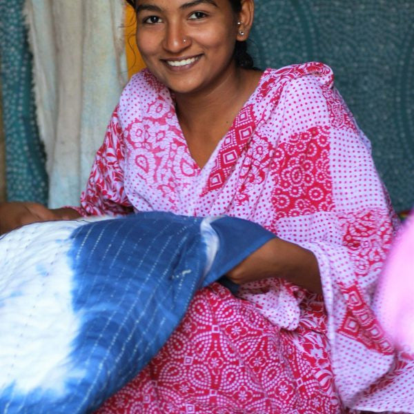 Couette Shyburi 220 x 260 cm Indigo