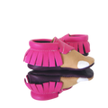 Mokassin Pink Dot Pink/Beige/Weiss