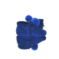 Mokassin Blue Pom Blau