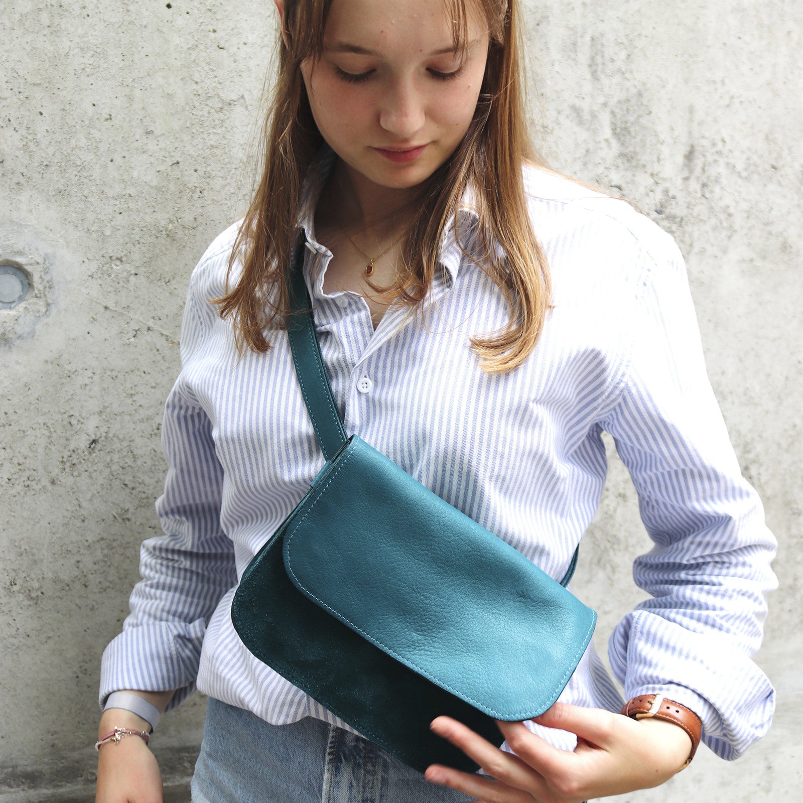 Crossbody Bag Petrol