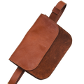 Crossbody Bag Brown 22 x 18 x 3 cm