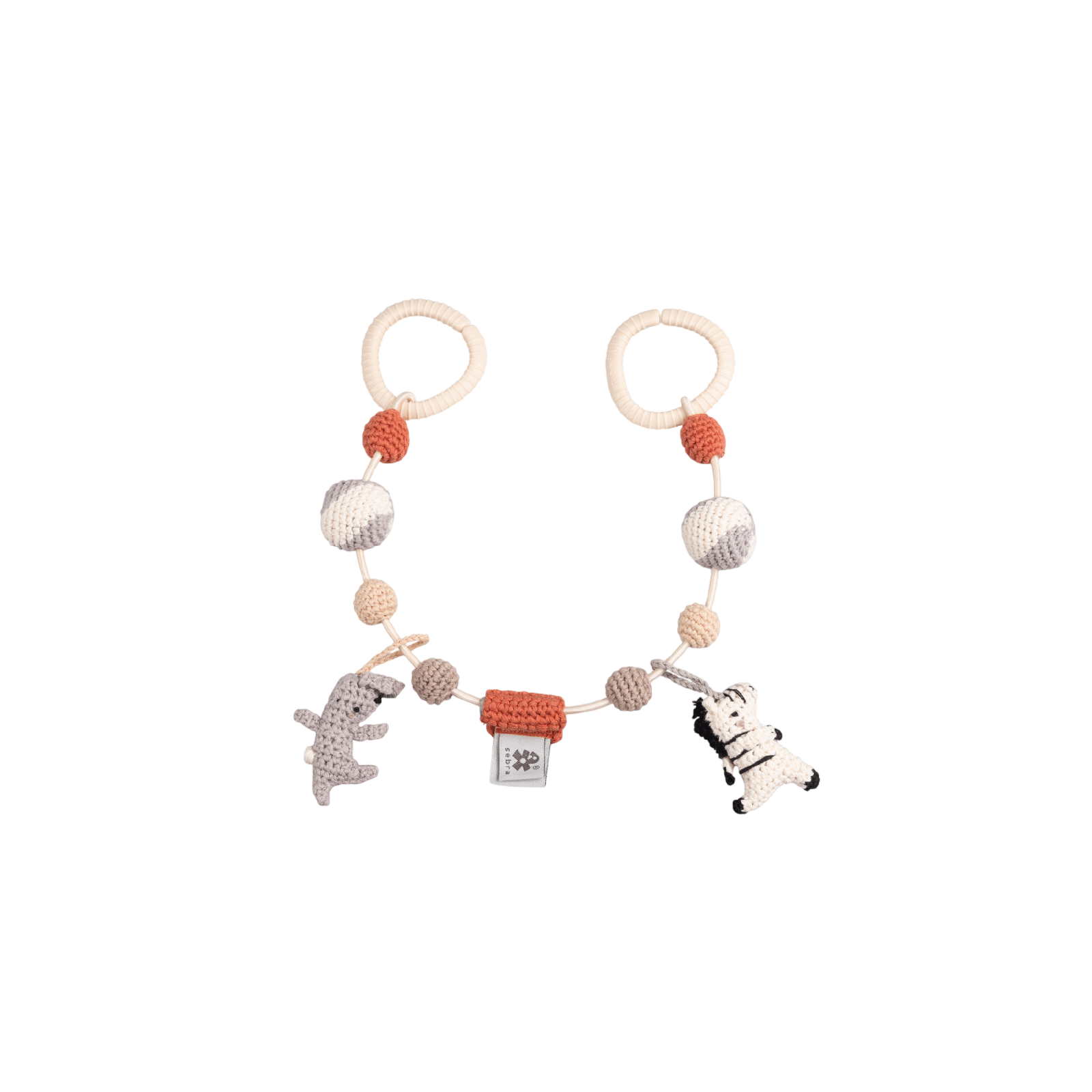 Häkel Kinderwagenkette Teeny Toes