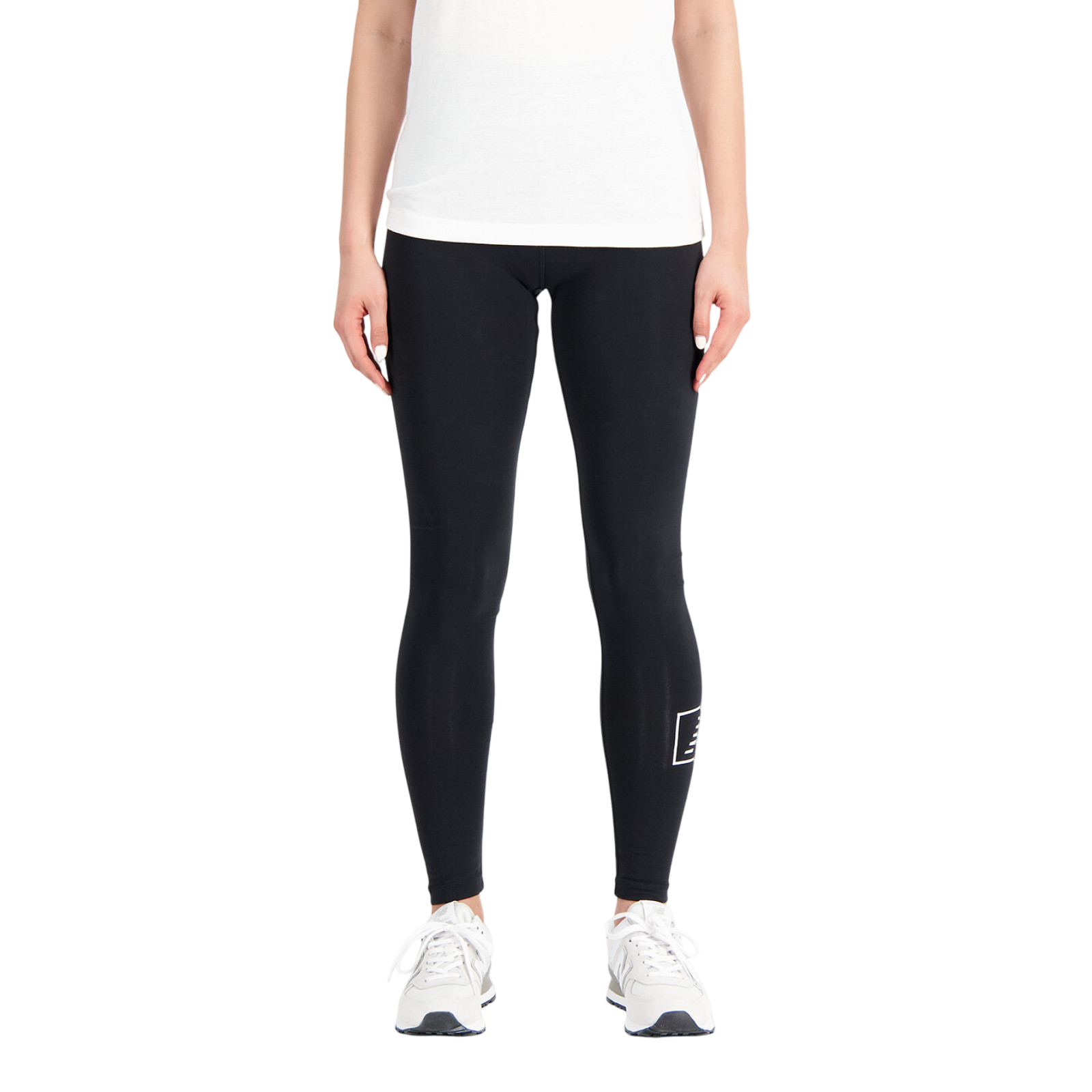 Running leggings Essentials Cotton Spandex black