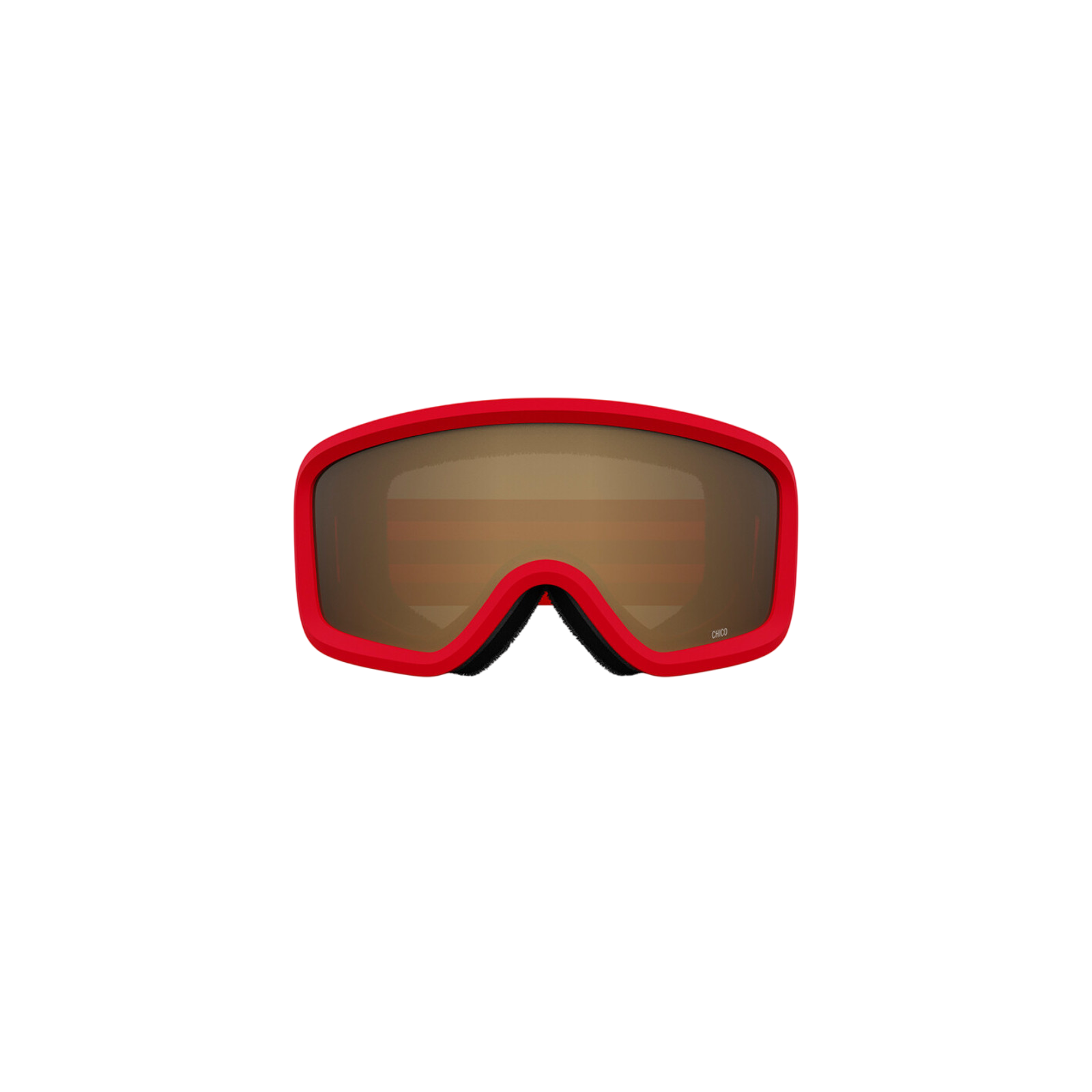 Skibrille Chico 2.0 Basic red solar flair;amber rose S2