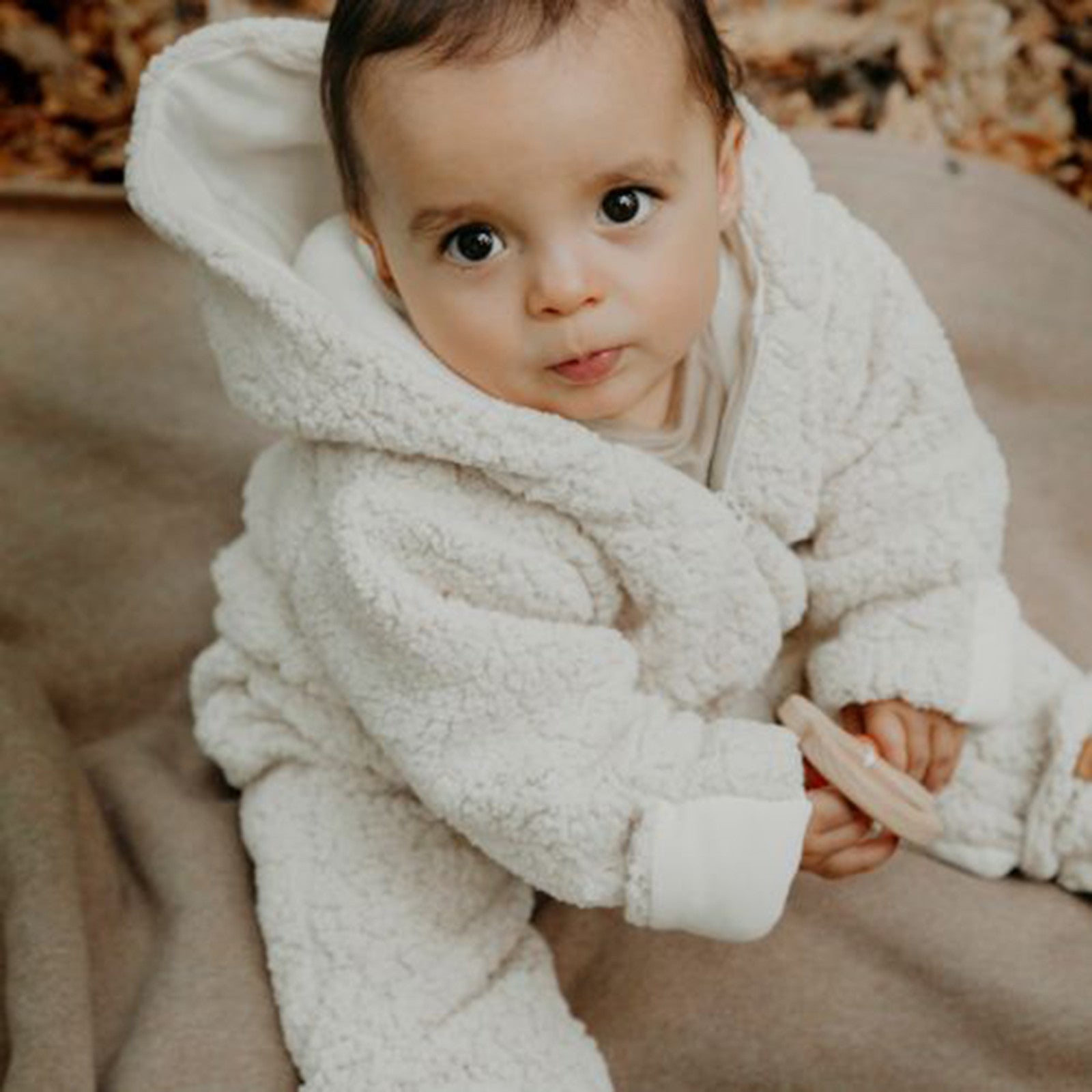 Costume pour bébé Teddy Off white