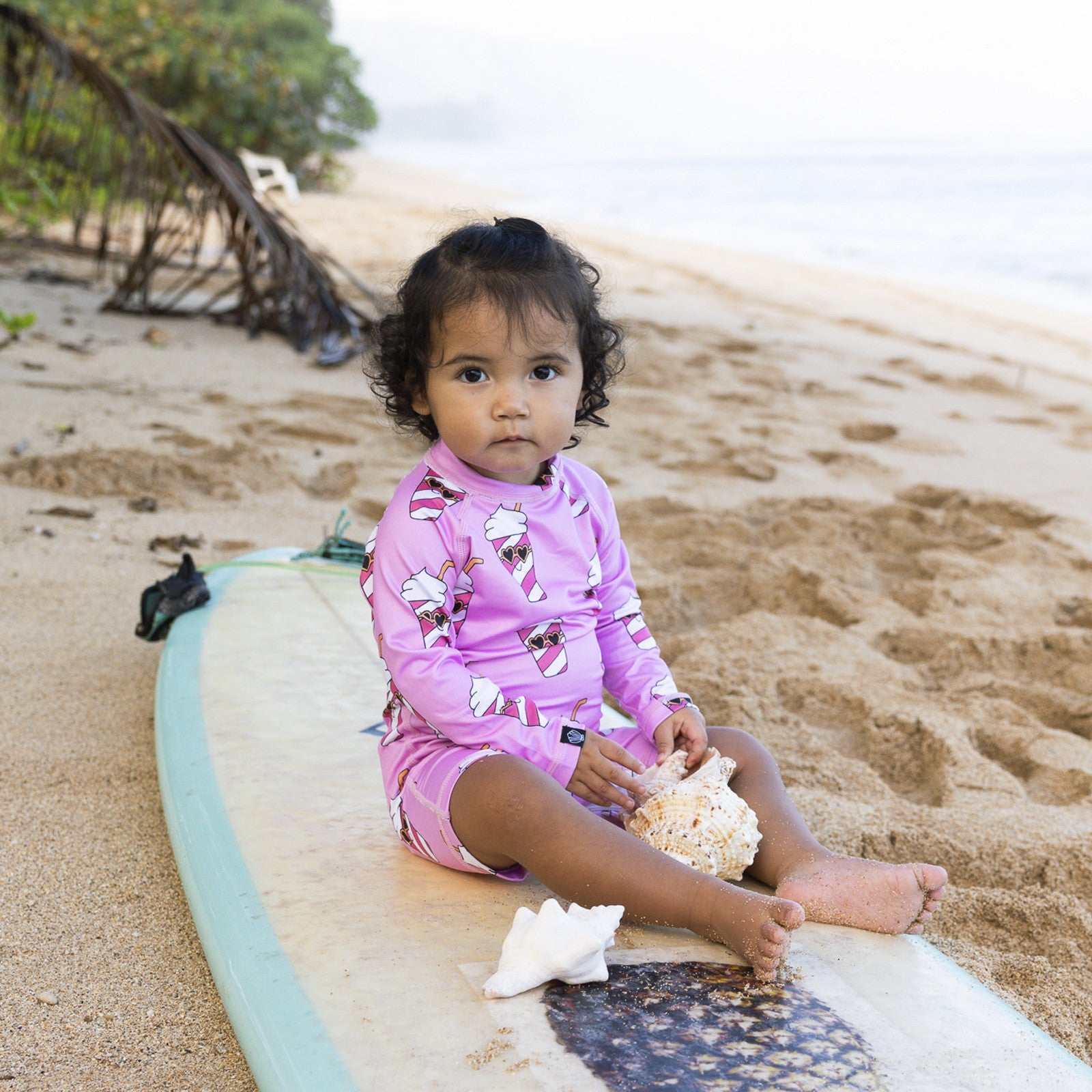 Maillot de bain bébé UPF 50+ Shake it Pink