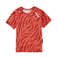 Swim shirt UPF 50+ Stripes of Love Red/Coral