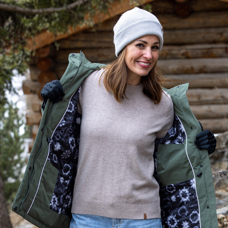 Veste d'hiver femme Felipa thyme