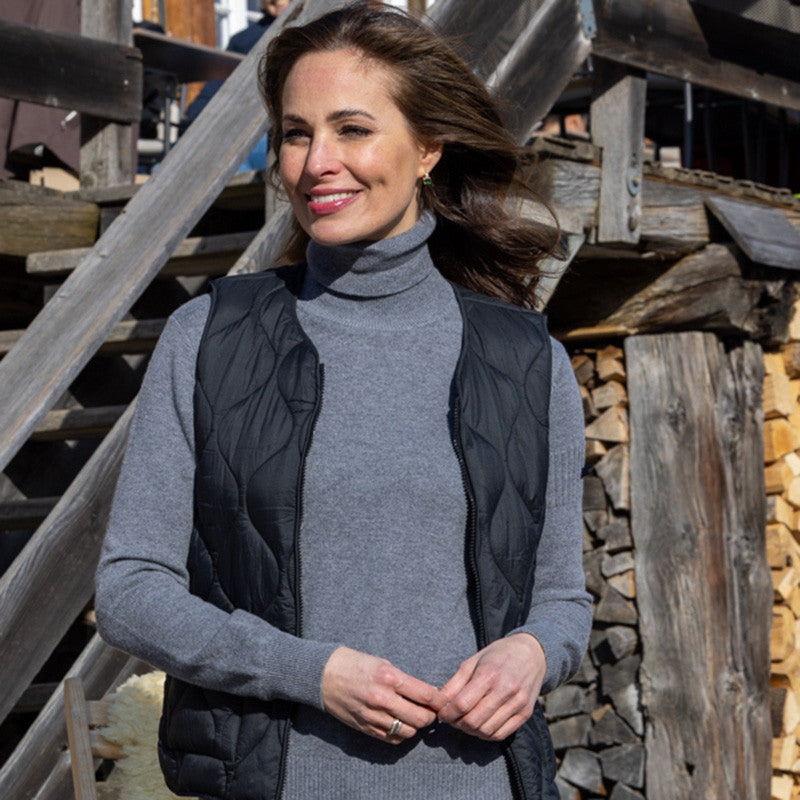Frauen Thermo Gilet Avalon black