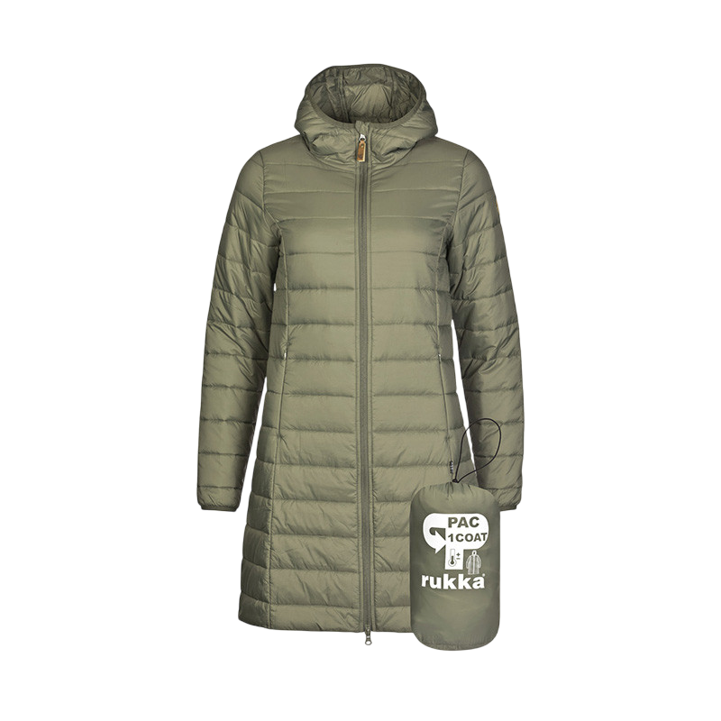 Manteau thermique pour femmes Pac Coat tea leaf