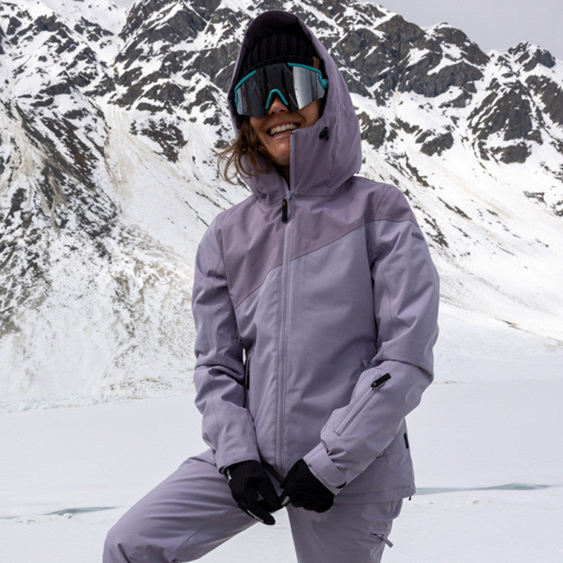 Pantalon de ski pour femmes Polly lavender aura