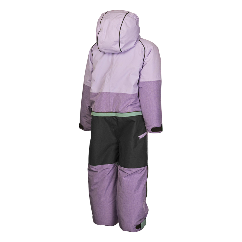 Kids Lio winter overall paisley purple mélange