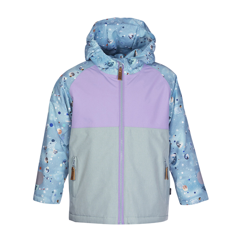 Kids Gia winter jacket arctic galaxy print