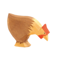 Ostheimer Huhn Braun Pickend