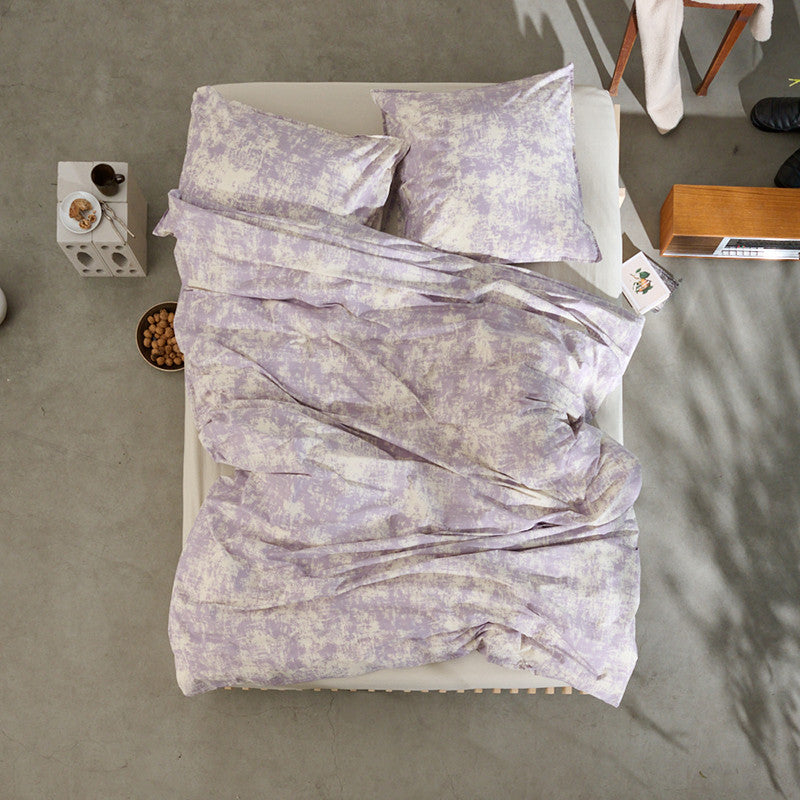 Thea comforter cover undyed /lavender160x210 cm
