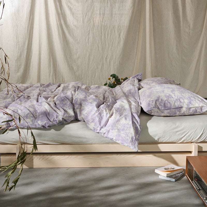 Thea comforter cover undyed /lavender160x210 cm