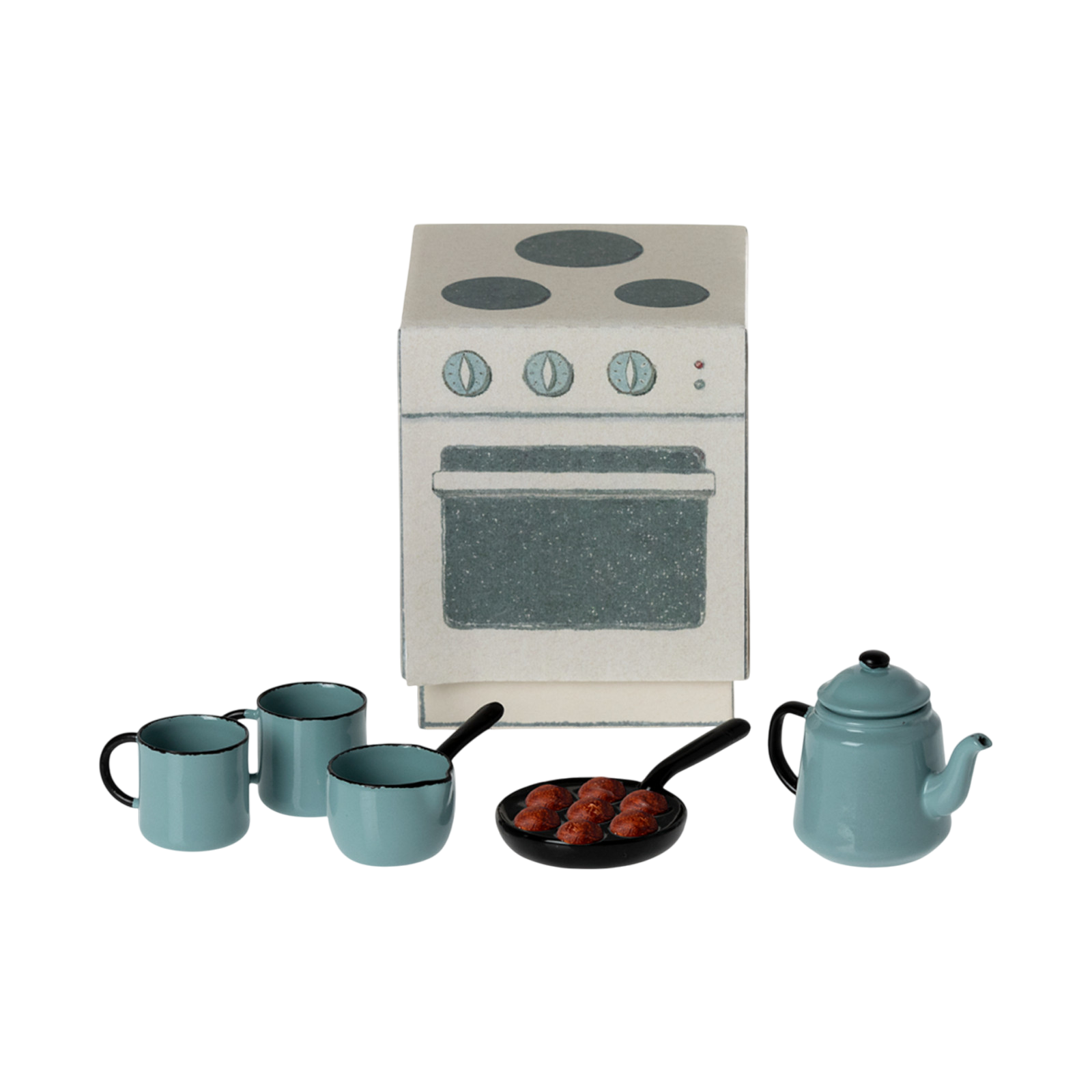 Maileg souris ustensiles de cuisine maison de poupées