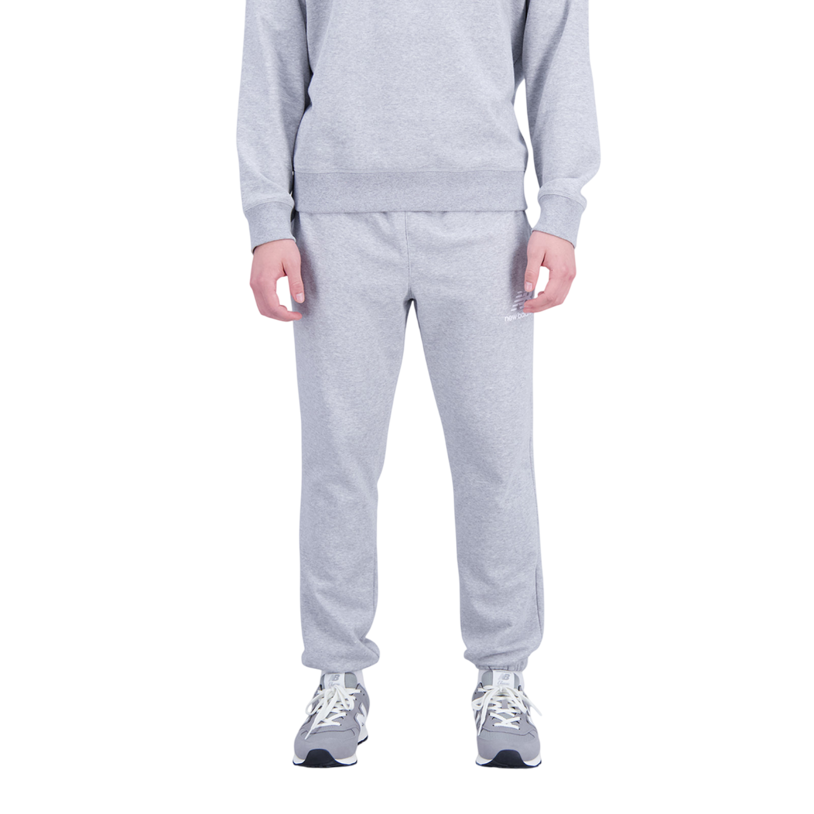Essentials Stacked Logo Sweatpant athletic gray