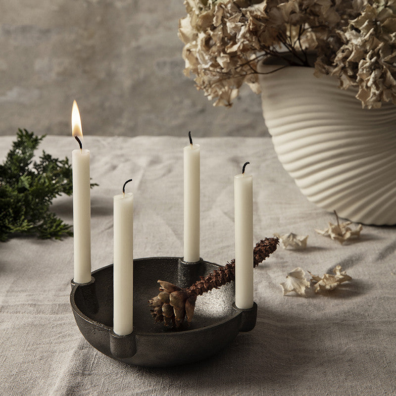 Kerzenhalter Schale Klein Black Brass