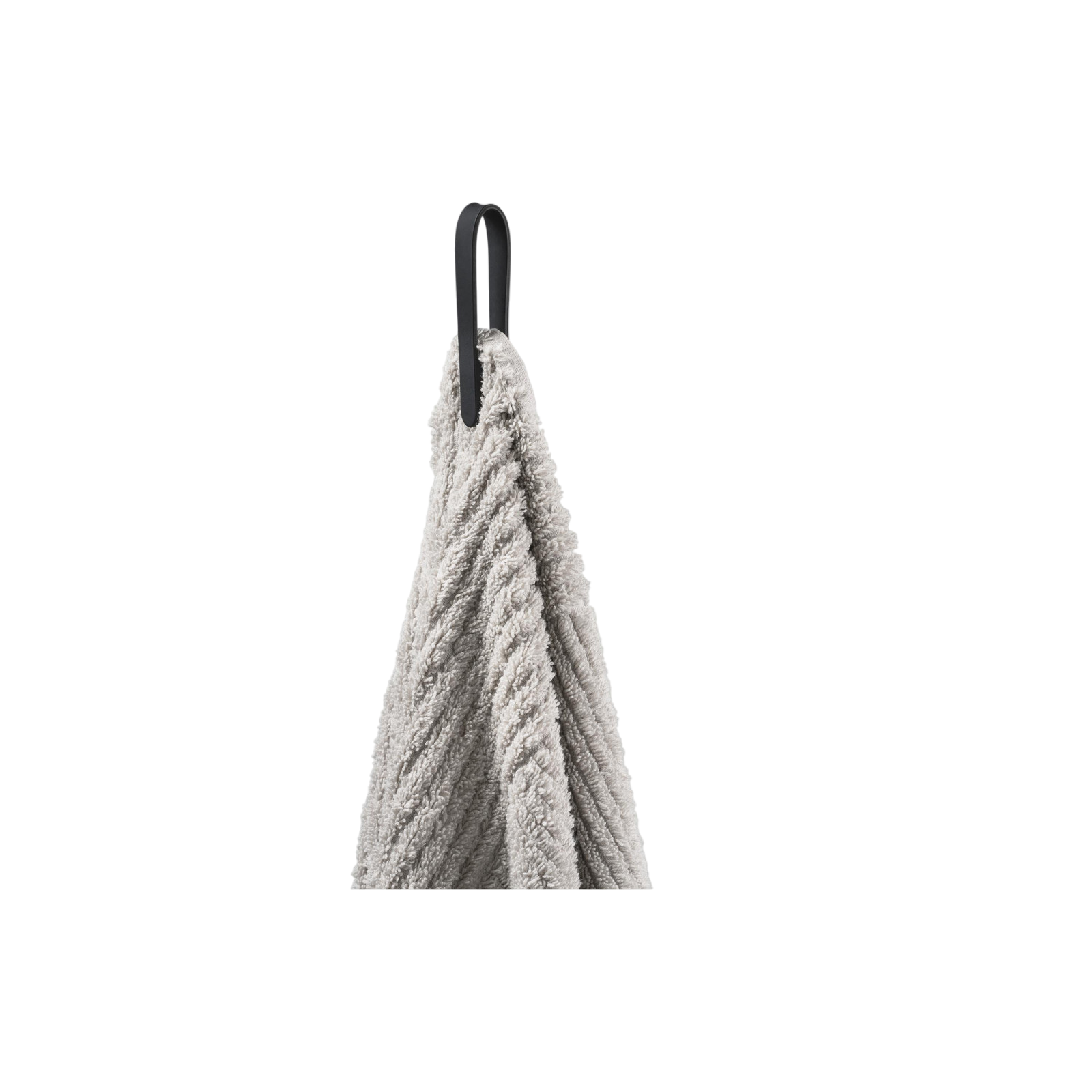 Handtuchhalter Loop 2 Stück, Schwarz