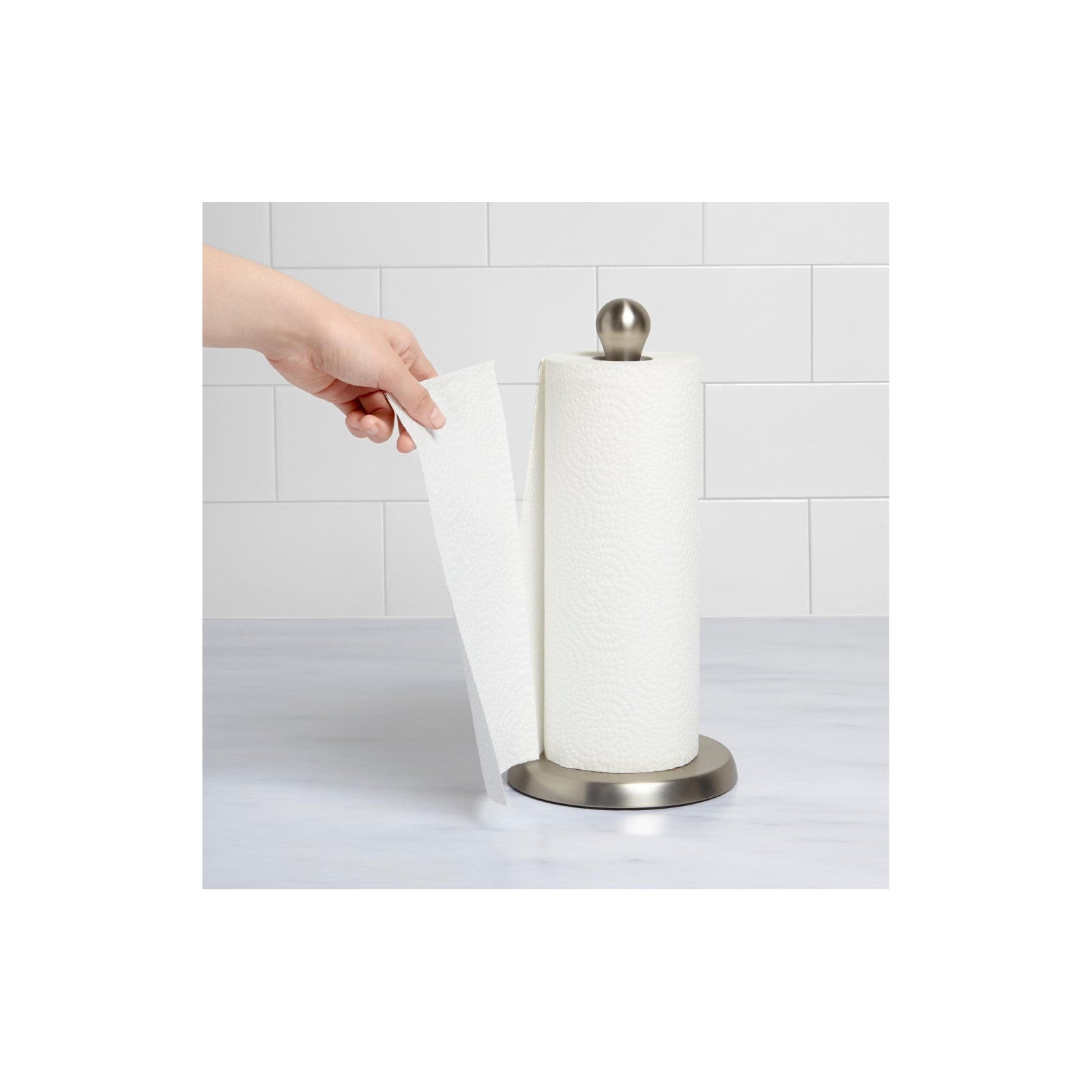 Kitchen roll holder Tug Black/Silver