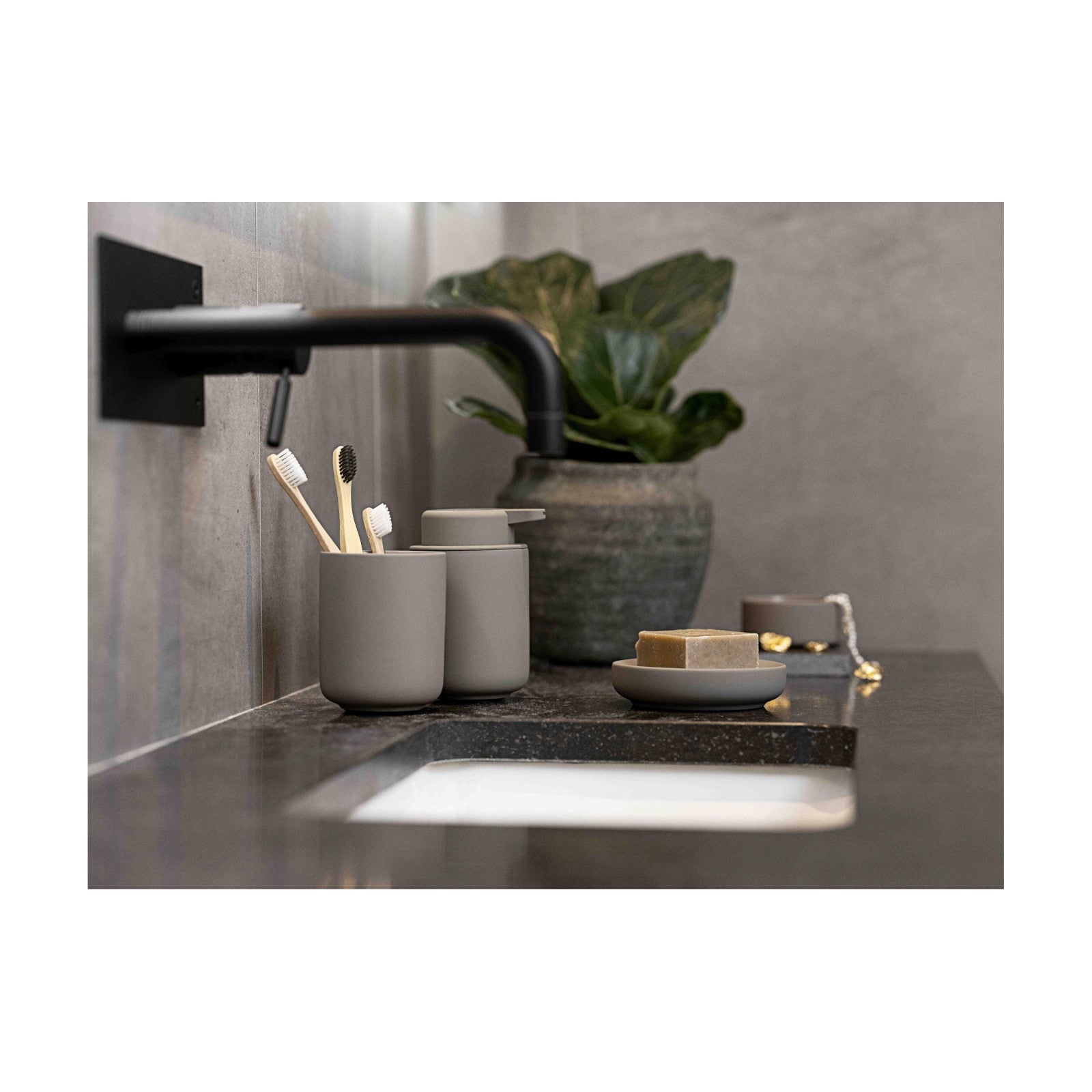 Seifenspender Ume 250 ml, Taupe