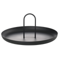 Single serving tray, black