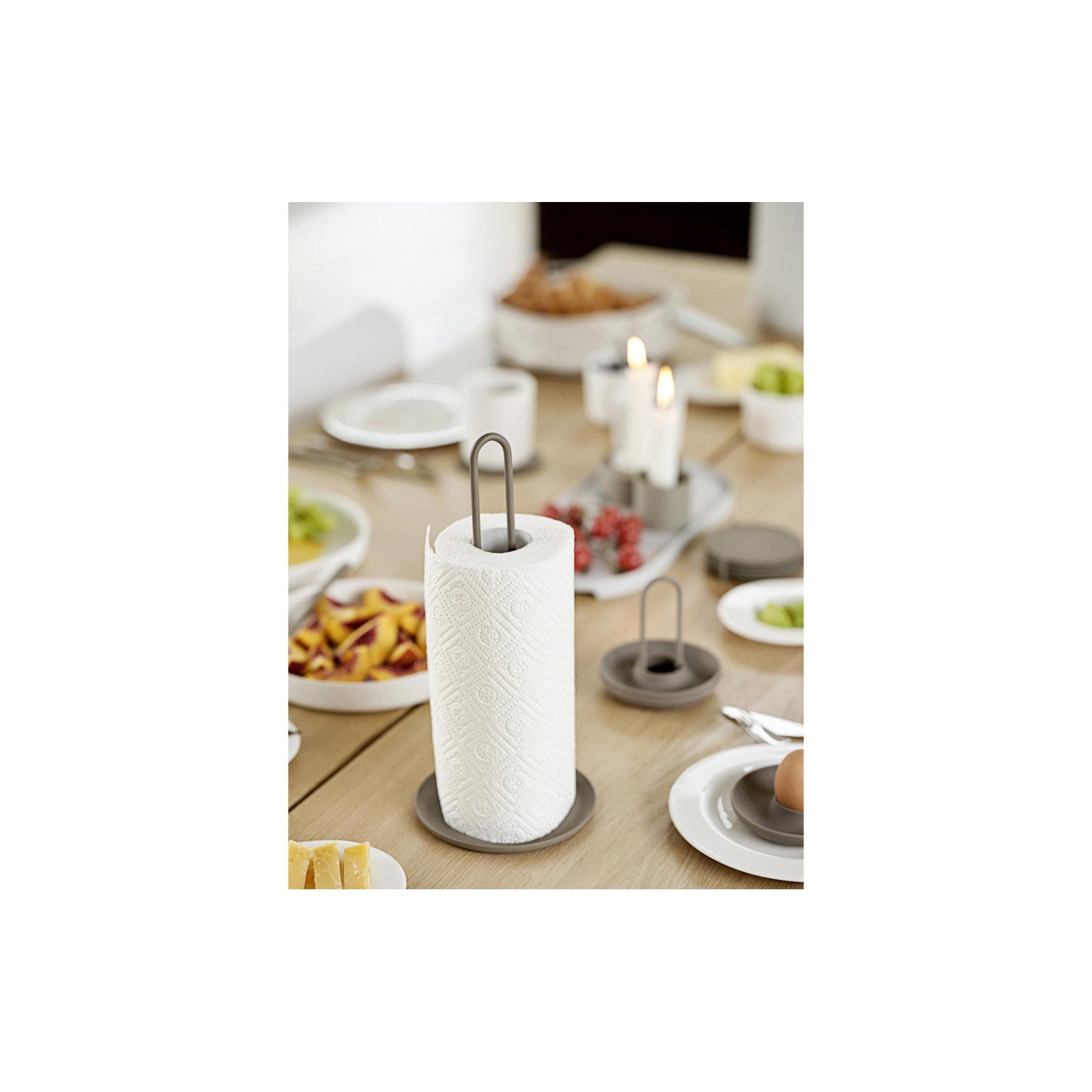 Porte-rouleau de cuisine Singles, taupe