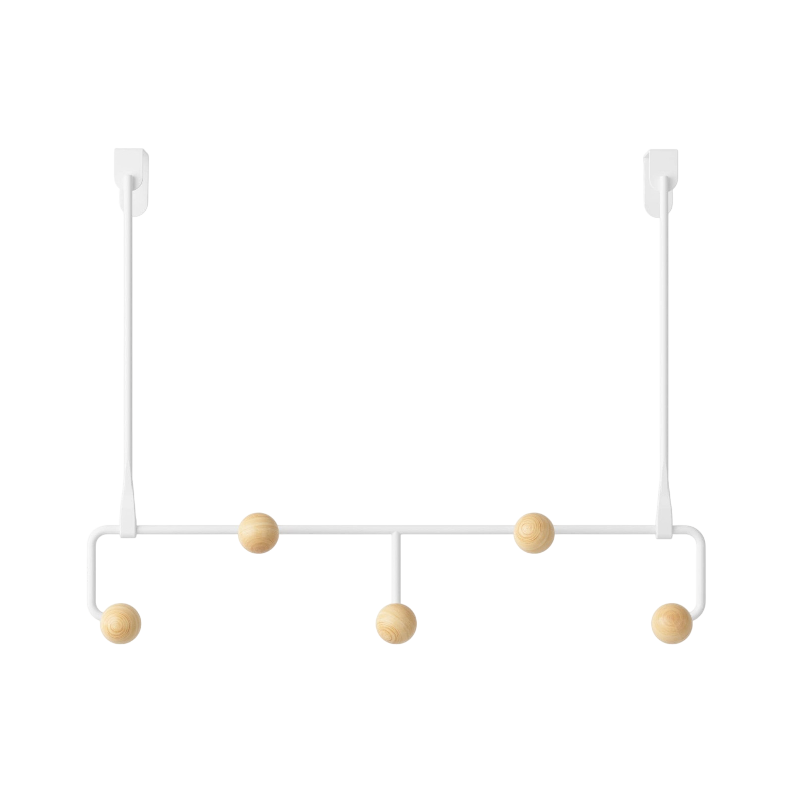 Türgarderobe Estique 5 Haken, Weiss