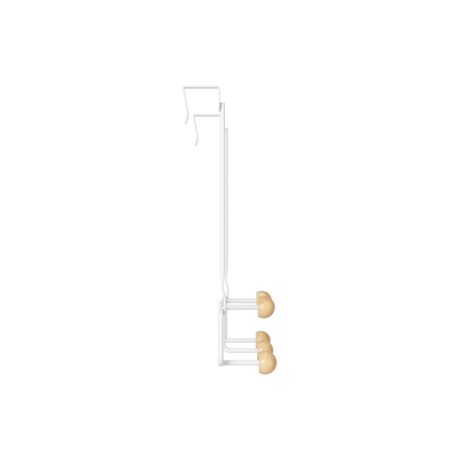 Türgarderobe Estique 5 Haken, Weiss