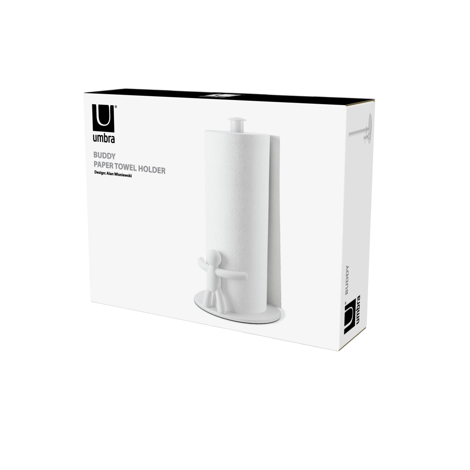 Küchenrollenhalter Buddy, Weiss