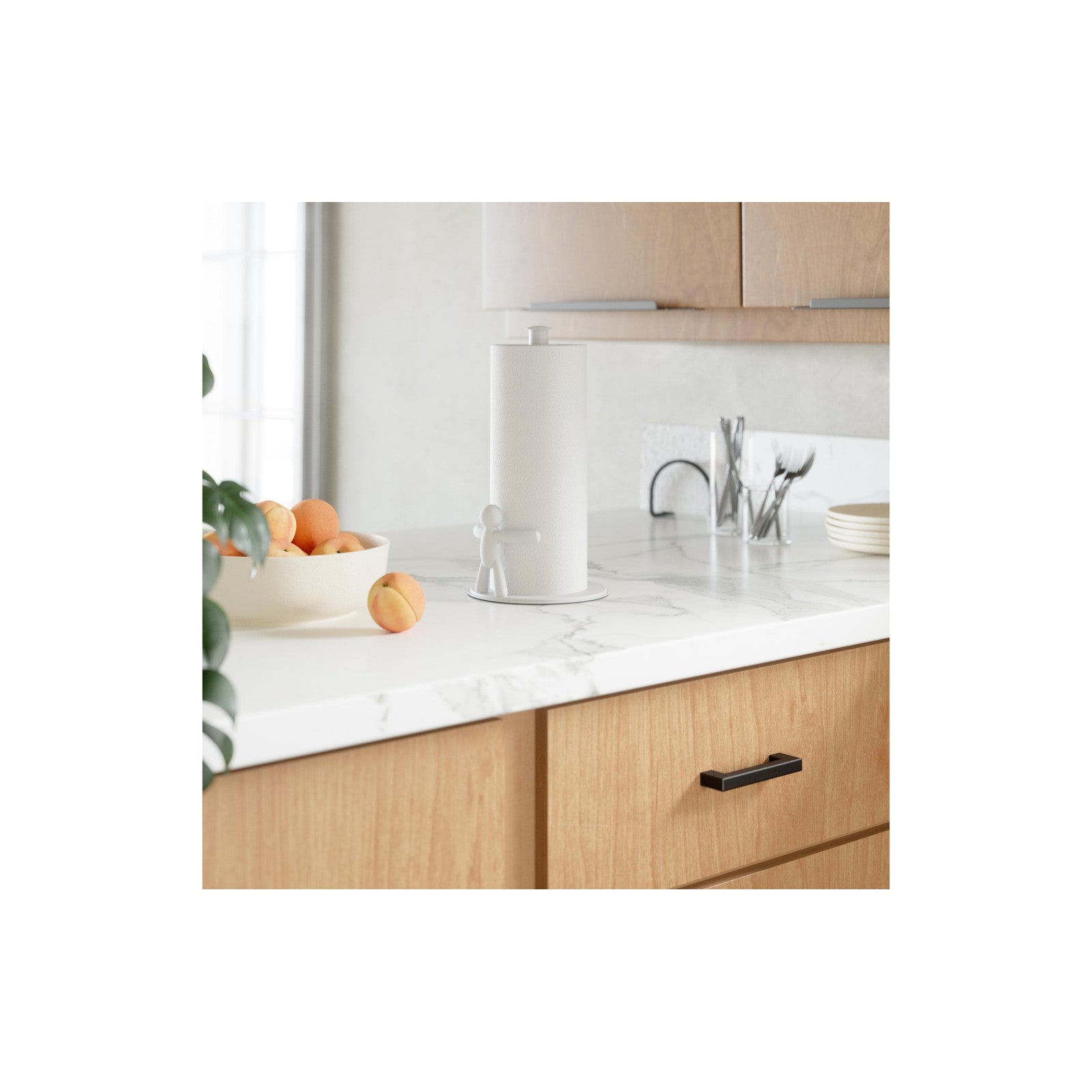 Küchenrollenhalter Buddy, Weiss