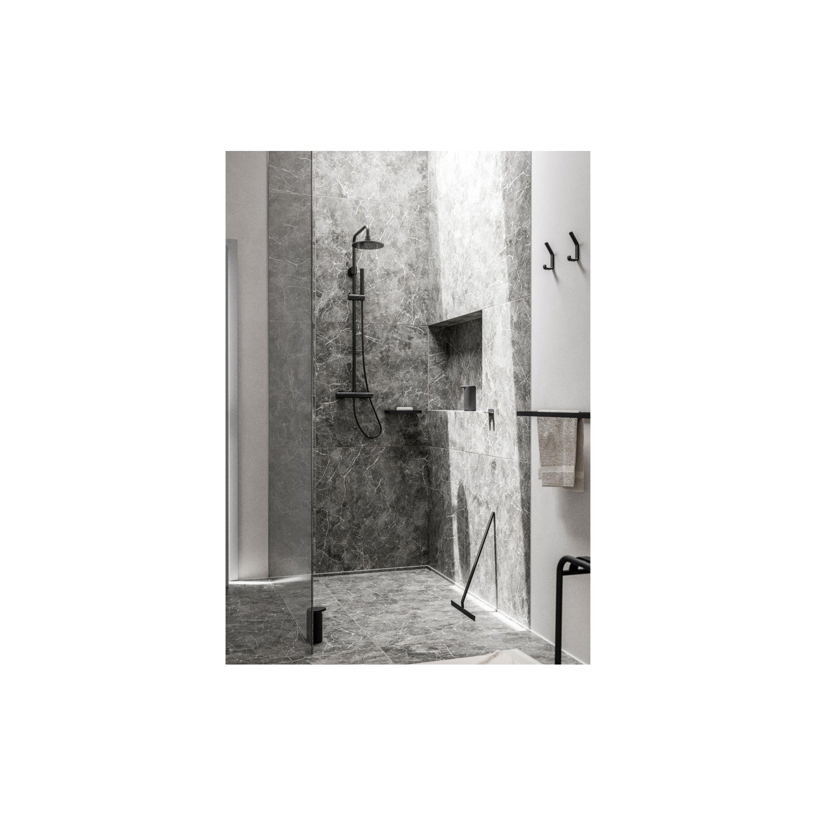 Wandregal Rim, Black