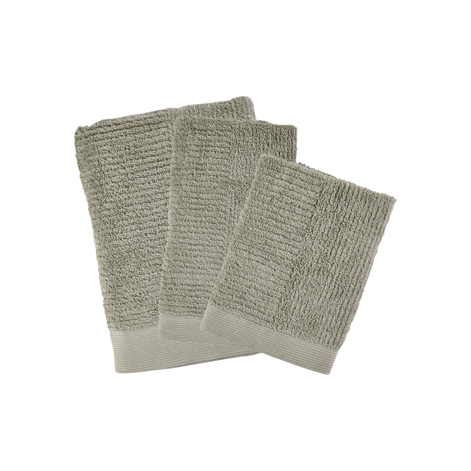 Classic Eucalyptus Green terry towel set