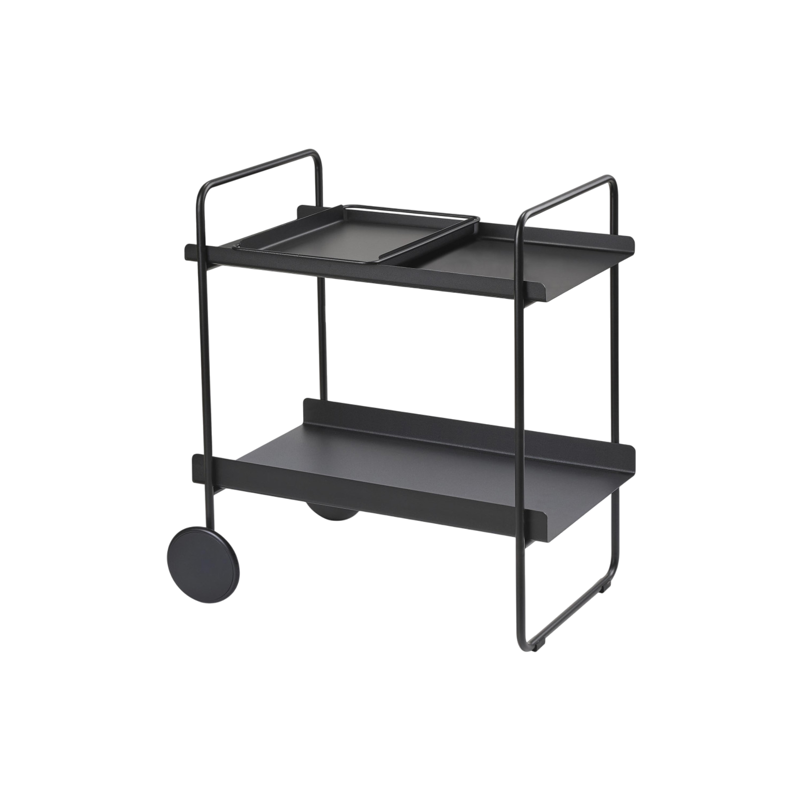 Bar trolley A-Collection black