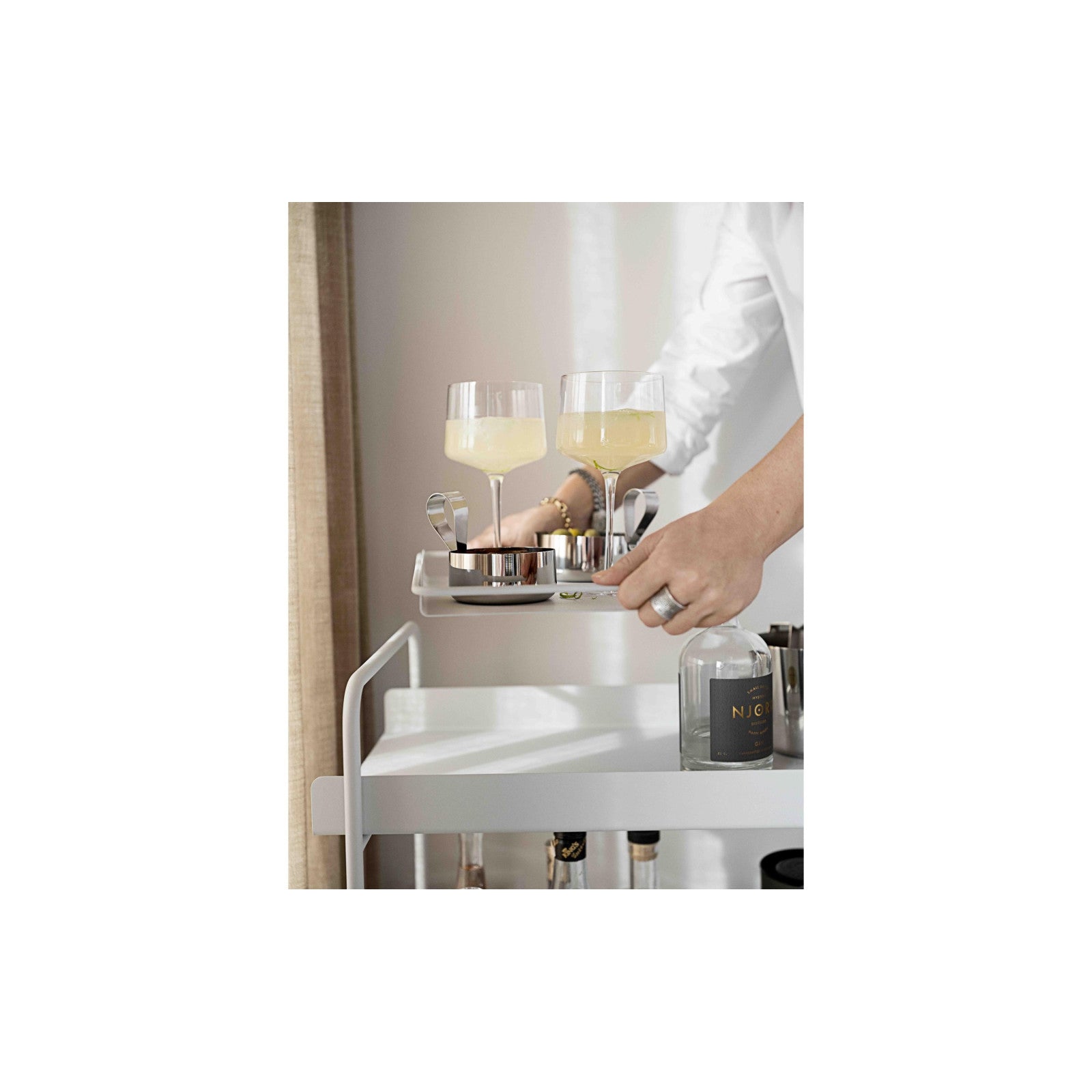 Chariot à bar A-Collection Noir