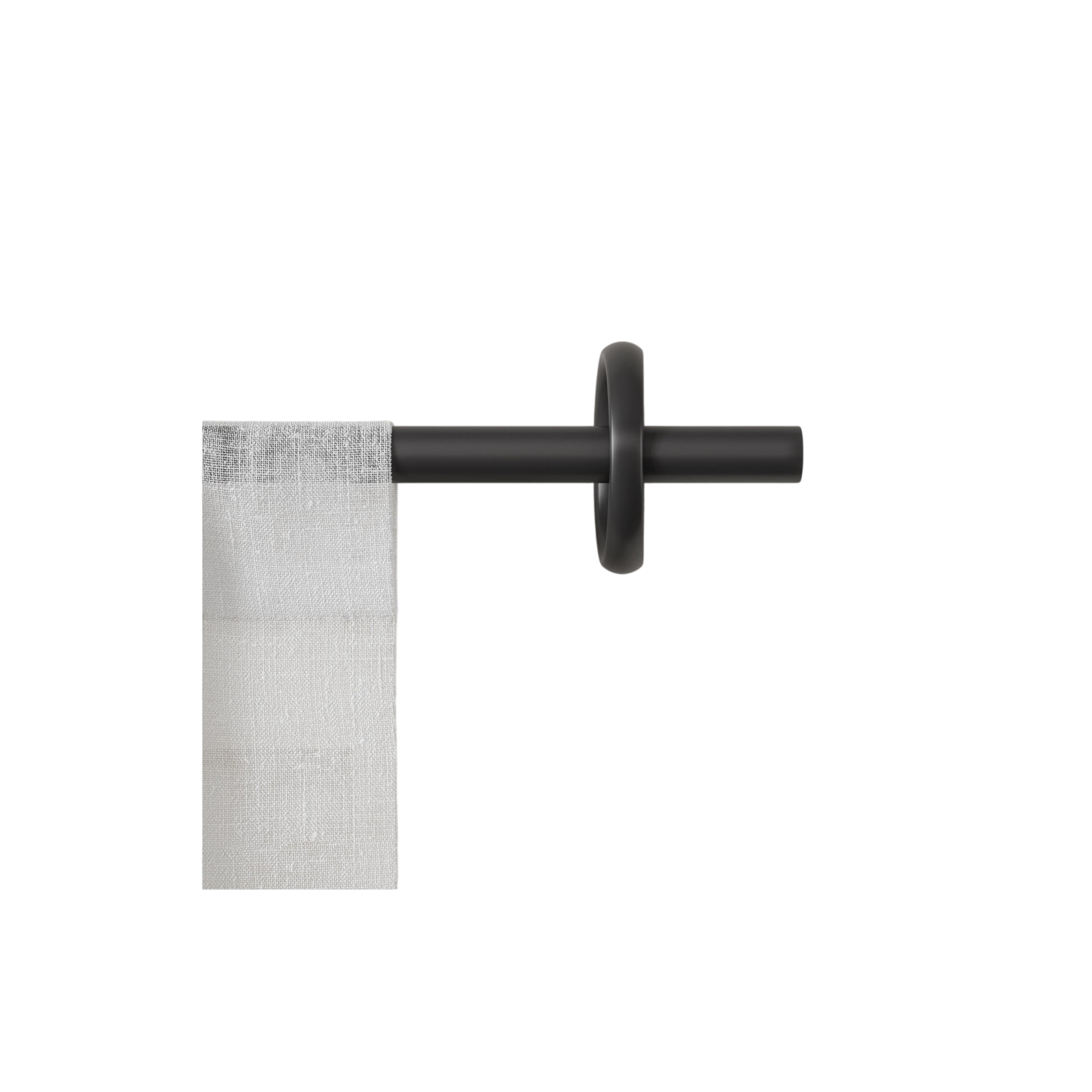 Ringlet curtain rod, matt black